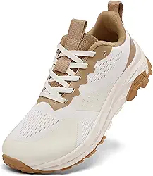 Tênis feminino com bico largo, suporte de arco, ultraleve, antiderrapante, para caminhada, corrida, treino, academia, tênis, diabético, zero drop