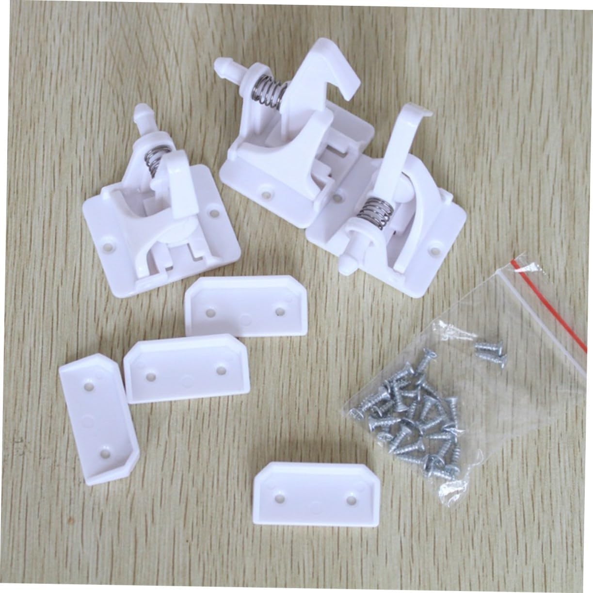 VICASKY 24pcs Boy Girl Cabinet Locks Invisible Spring Safety Latches for Boy Girl Easy No-drill Installation Secure and Cupboards Proofing for Home Safety