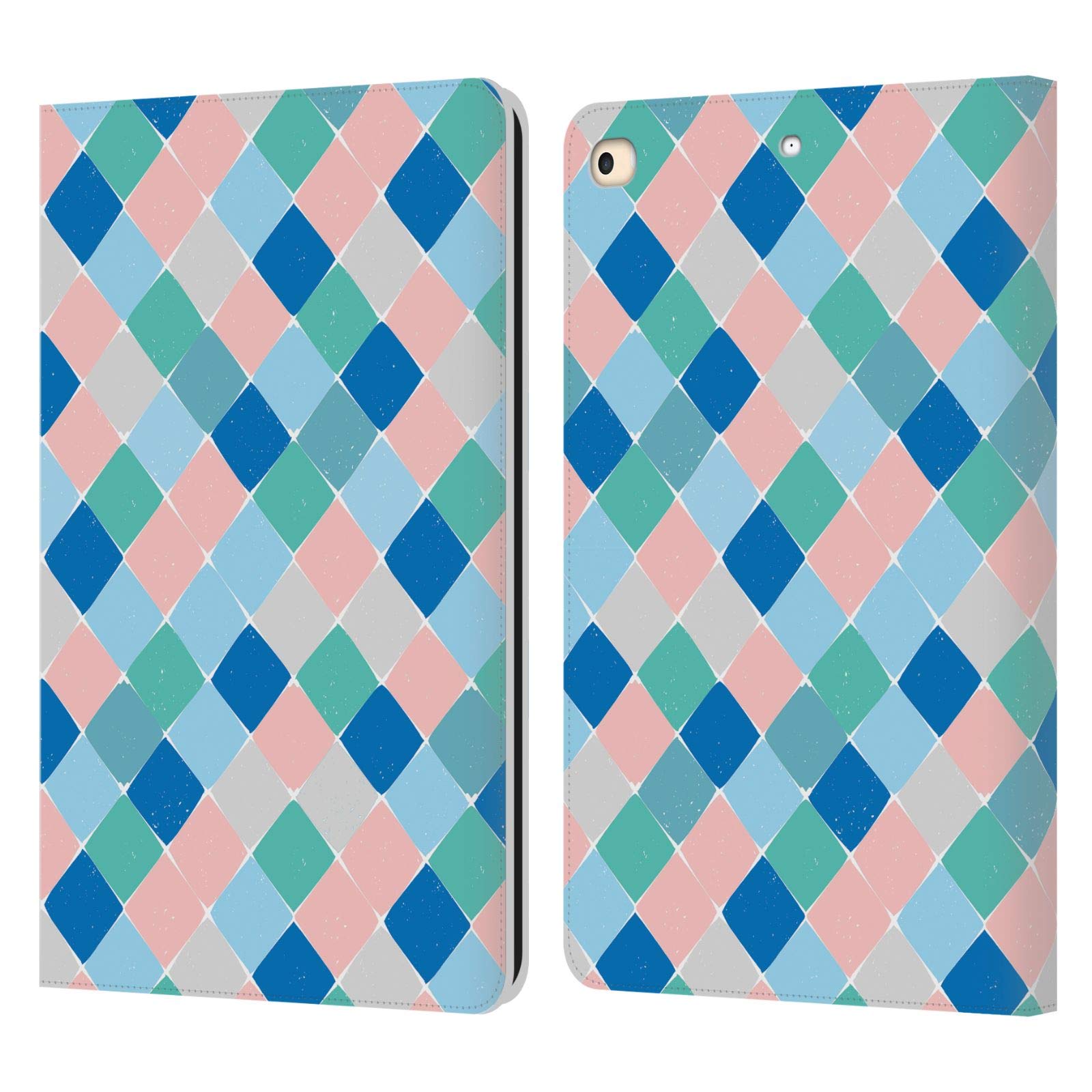 Housse Cuir iPad 9.7 Protectrice Rose Terrazzo Ninola Folio Coque