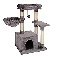 lionto Tiragraffi per Gatto Albero Tiragraffi Gatto Gioco Giocattolo Gatti Altezza 85 cm