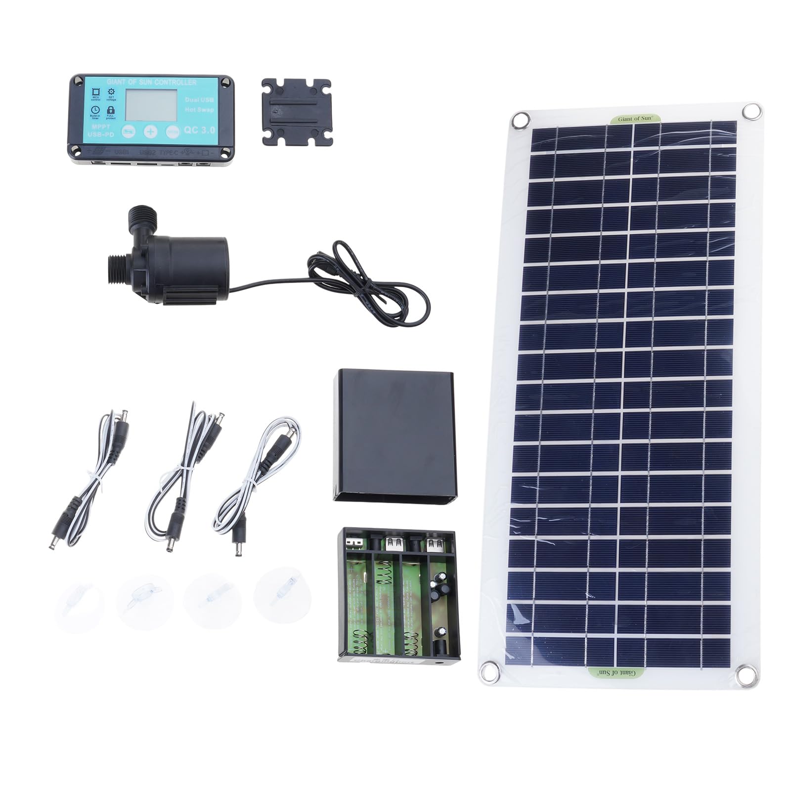 Pratica testa della pompa dell'acqua solare 100 W pannello solare basso design accessorio per laghetti di pesce cascate idroponica Power Pond