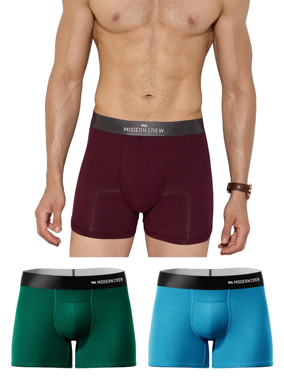 Modern CrewMen's Premium Ultrasoft Micromodal Trunks