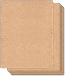 Sponsored Ad - Brown Kraft Cardstock Thick Paper 100 Sheets, Ohuhu 8.5" x 11" Heavyweight 90lb Cover Card Stock for Crafts...