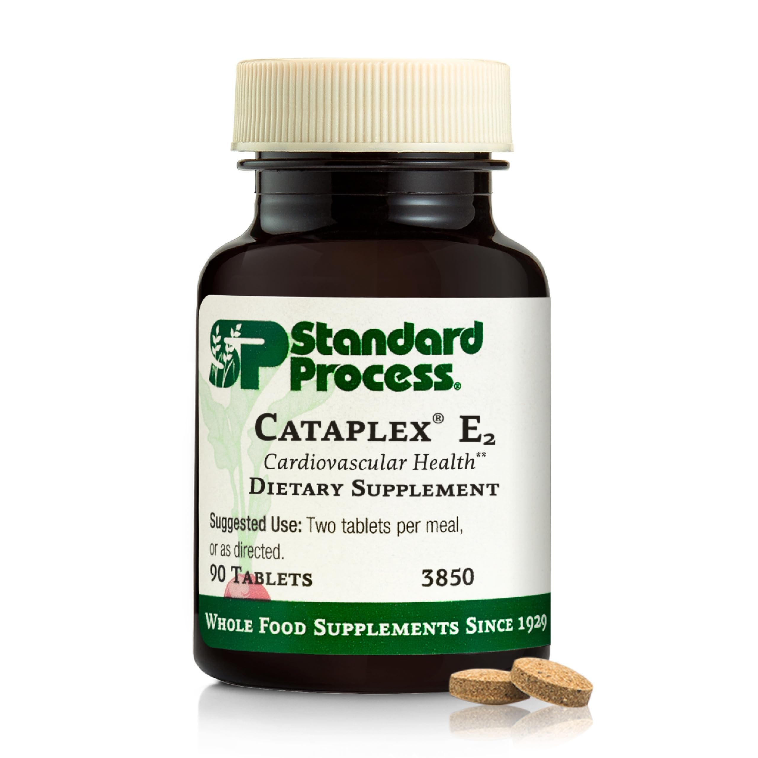 Standard Process Cataplex E2, Heart & Cellular Health Support, 90 Tablets