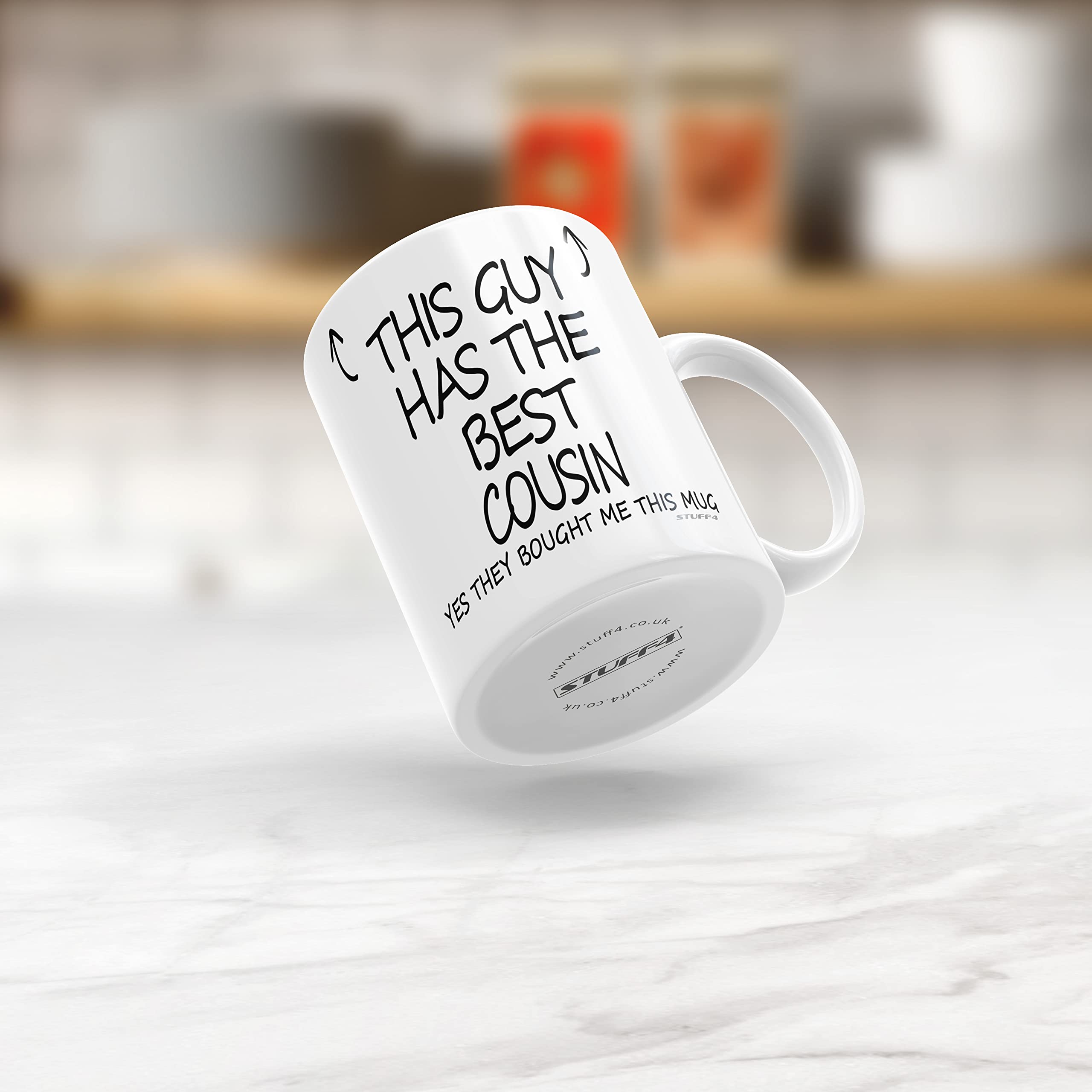 Tazza Divertente Per Lui Con Barba | Scritta In Inglese "This Is What An Awesome Beard Looks Like" | Ceramica 312 Ml