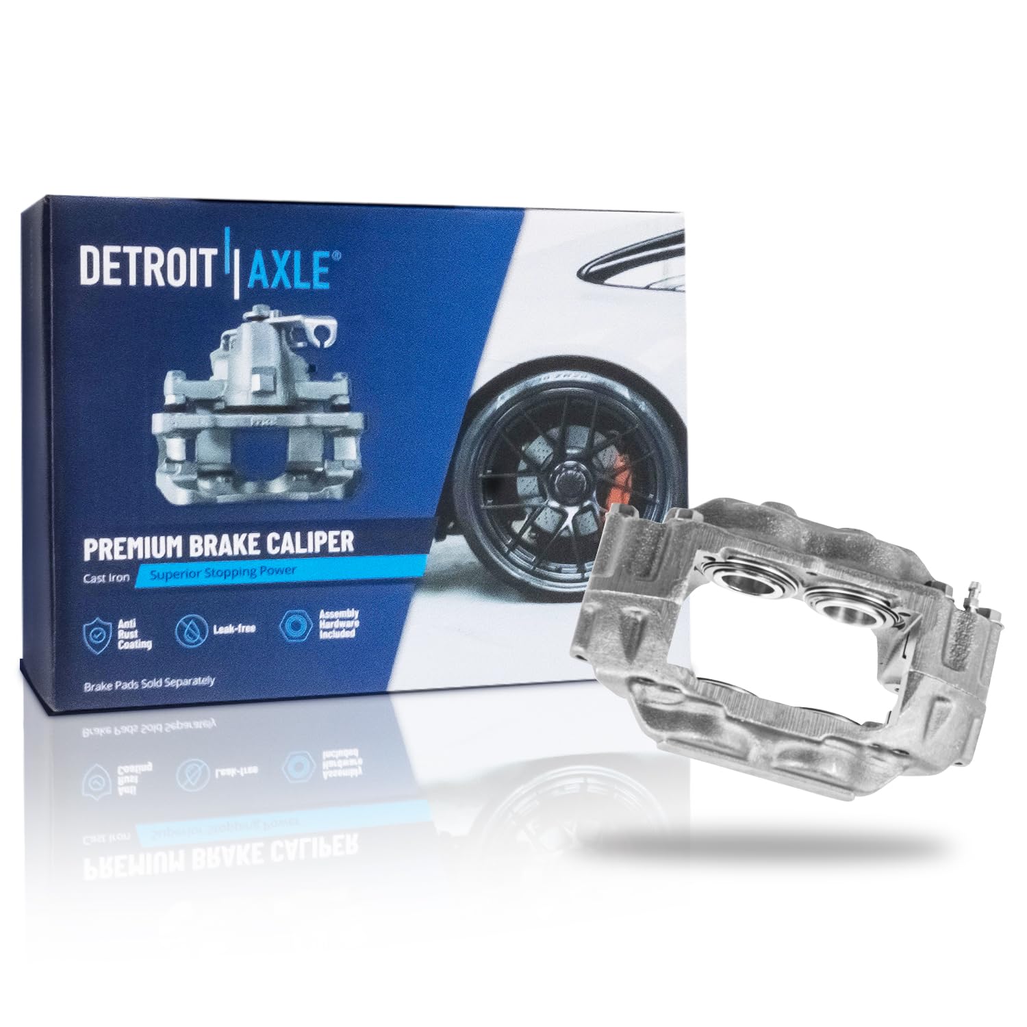 Detroit Axle - Front Right Brake Caliper for 2004-2007 Subaru Impreza