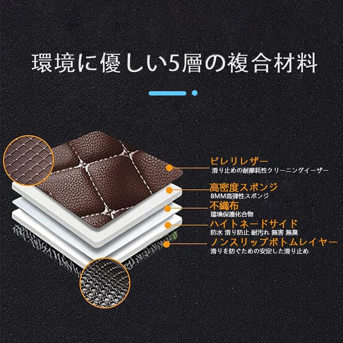 Amazon.co.jp: ラゲッジマット レクサス LX570 5人乗り 2016-2019 
