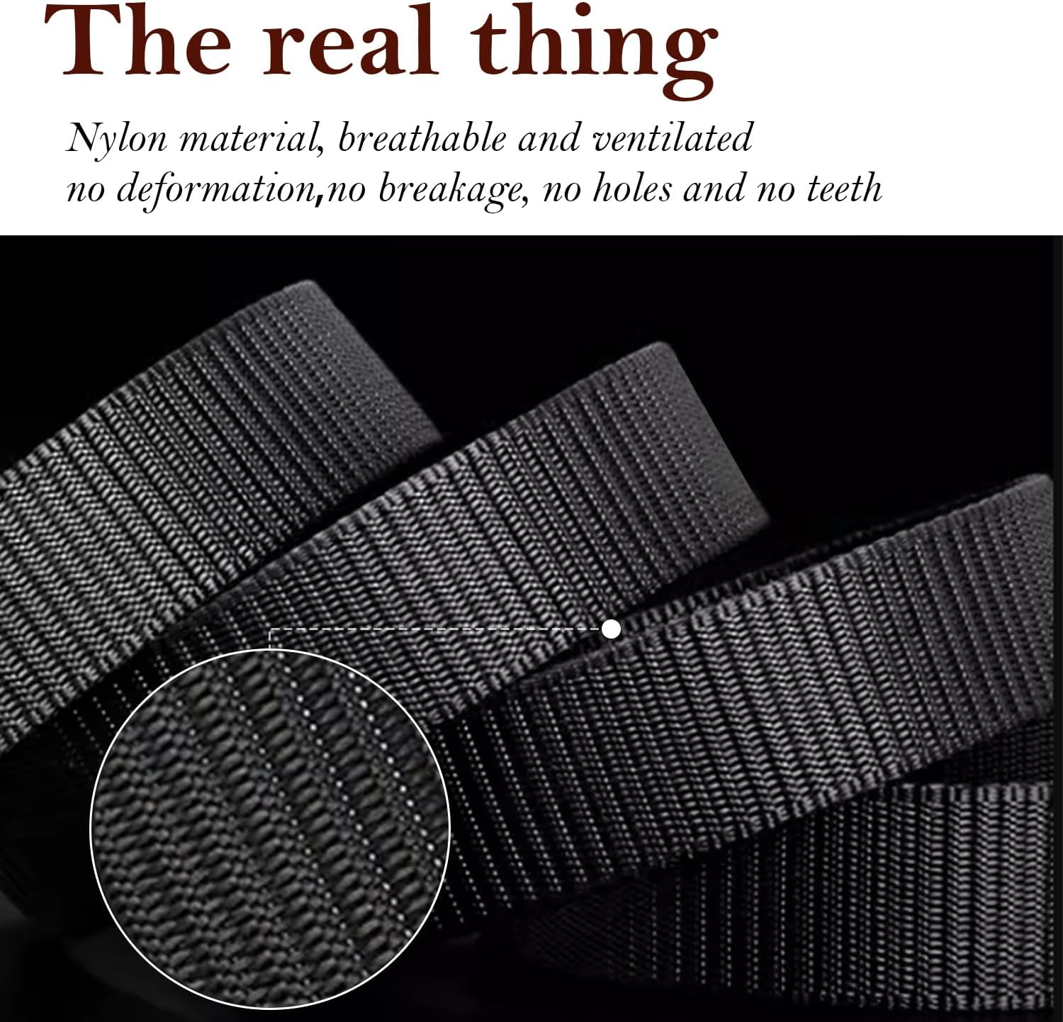 Coobbar 3-Pack Adjustable Nylon Military & Outdoor Men's Web Belt With Plastic Buckle - Durable Canvas Belt - Image 3