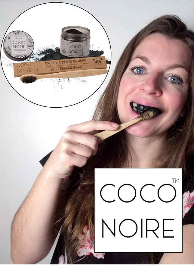 Coco Noire Poudre De Charbon Blanchissante Des Dents Brosse En Bambou Ebook Gratuit Blanchiment Naturel Teeth Vegetal Coco Actif Pour Blanchir A La Maison 30 Jours Satisfait Ou Rembourse Amazon Fr