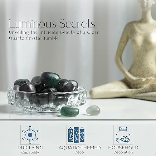 Miniatura 5 de Cristales curativos multi florita, piedras y rocas pulidas, moldavita pulida, puntos de cristal, cosas de cristal, piedras energéticas y cristales,