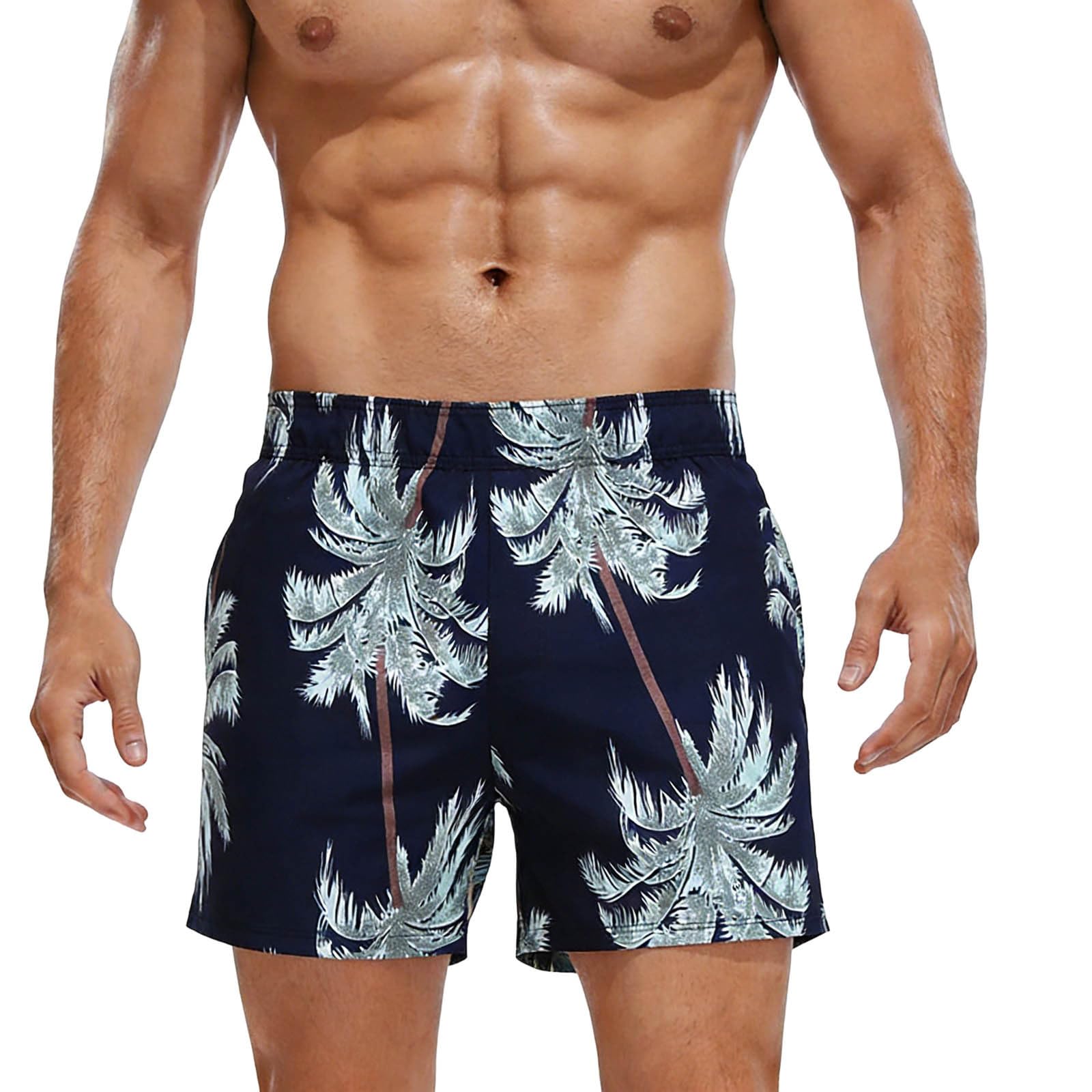 Shorts Herren Hawaii Kurze Hosen Sommer Leicht Und Luftig Herrenshorts Strand Atmungsaktive Sommershorts Tunnelzug Taschen Sport Freizeitshorts Freizeit Sportshort Schwarz Einheitsgröße