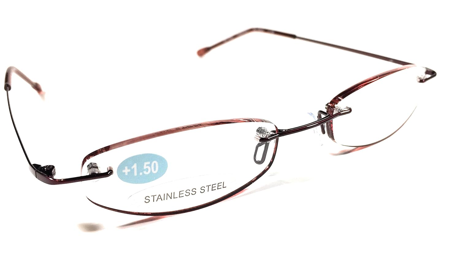 InSight InSight Rimless EdgeGlow Reading Glasses Compact Women's RUBY