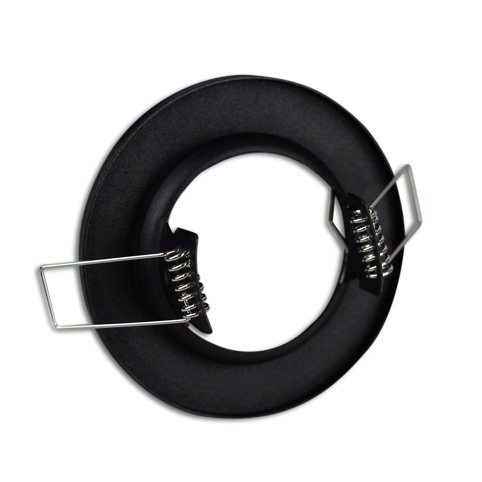 LED Einbaustrahler Schwarz Rund – 1,2 Watt, Neutralweiß, GU10, 55–60 Mm Bohrloch