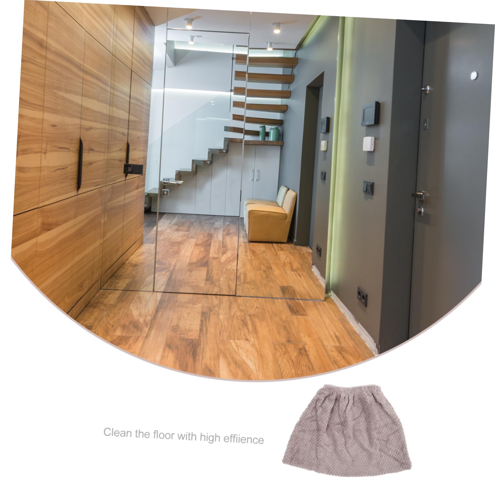 HAPINARY 2pcs Home Cleaning Tool Cleaning Cloth Broom Sweeping Cloth Broom Cover Broom Replacement Cloth Cotton Mop Household