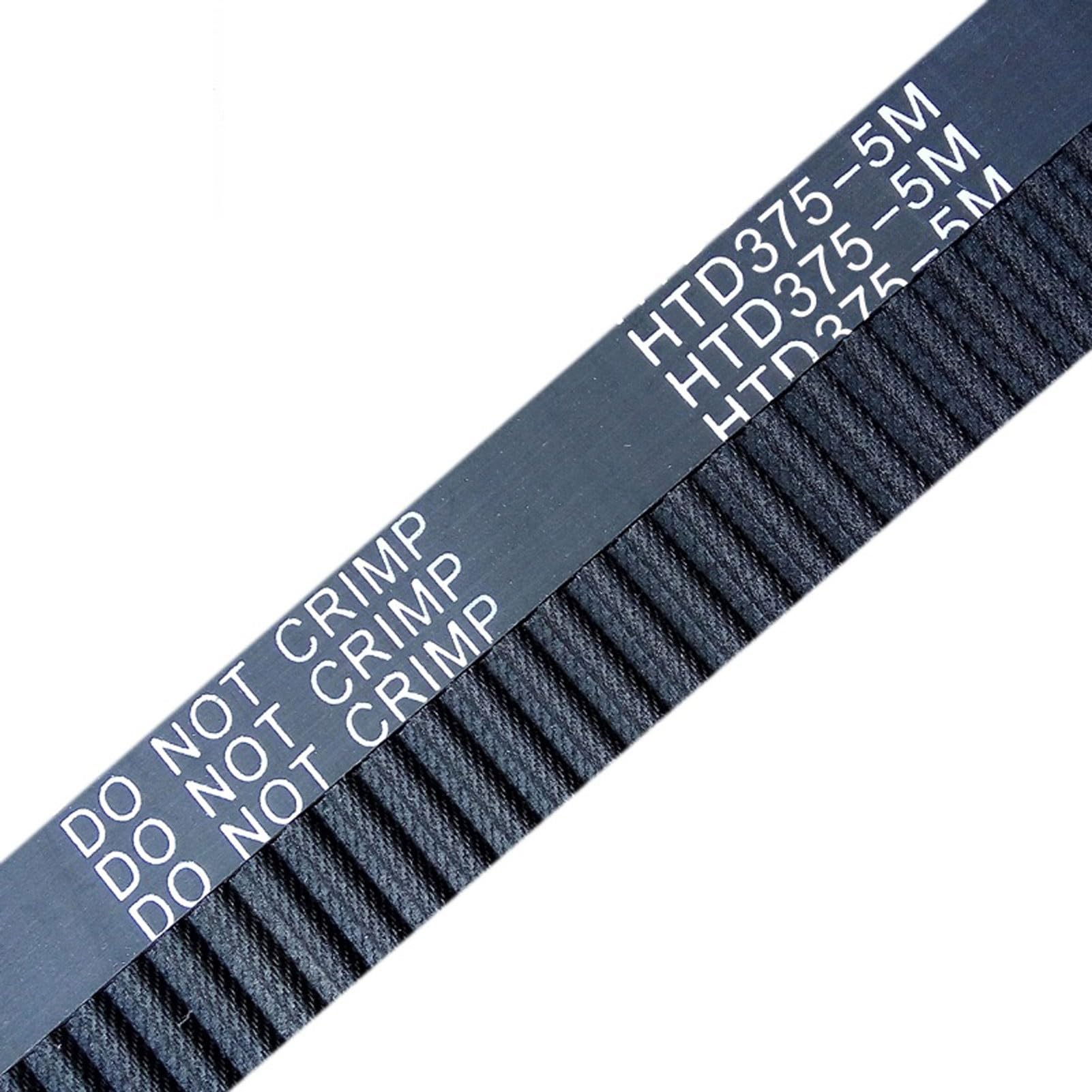 2 Cinghie Di Distribuzione HTD-5M 75 Denti - Gomma Neoprene, 375x15x3.6mm, Per Robotica E CNC - Foto 9