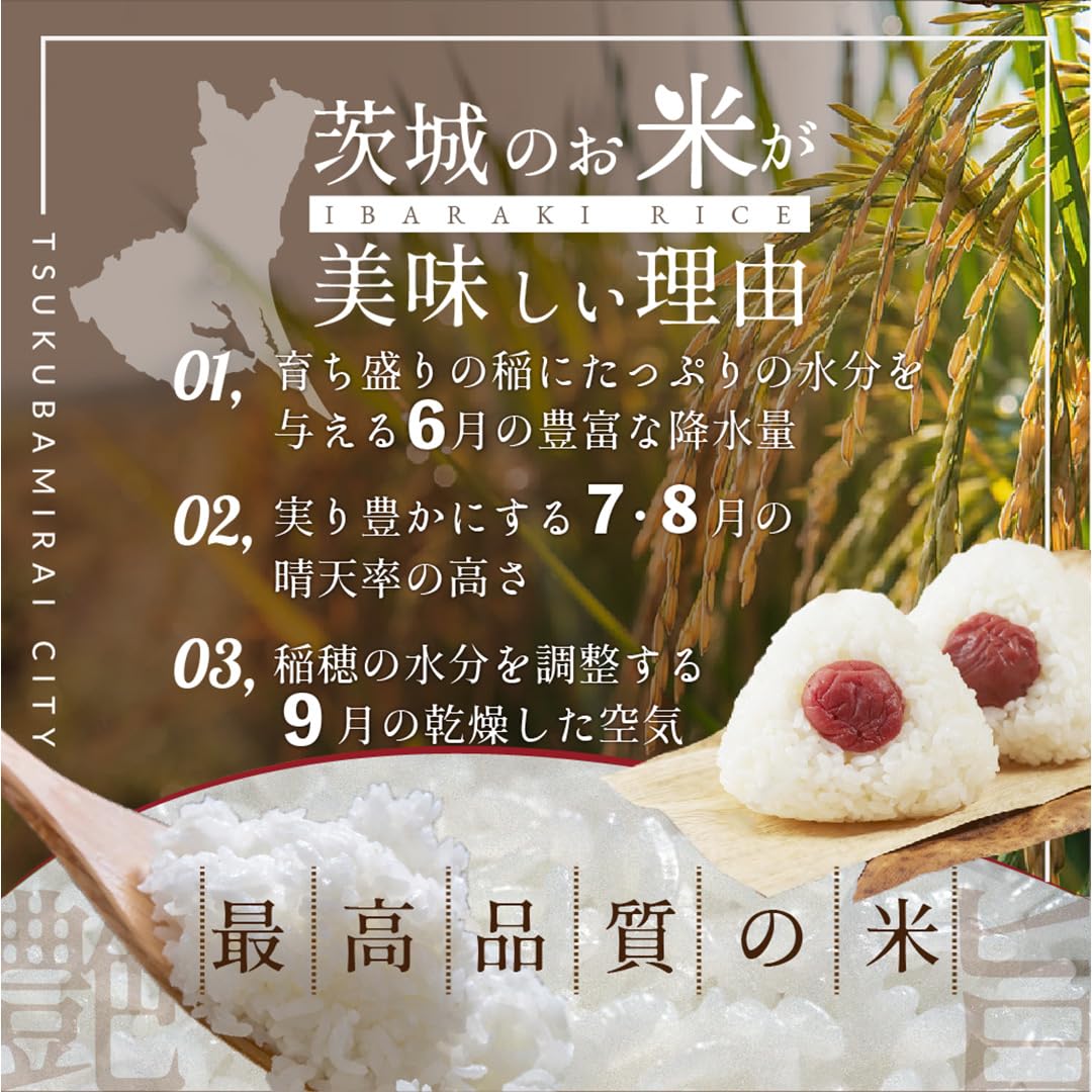 Amazon.co.jp: 最短翌日出荷!! 令和8年産 茨城県産 コシヒカリ 2kg