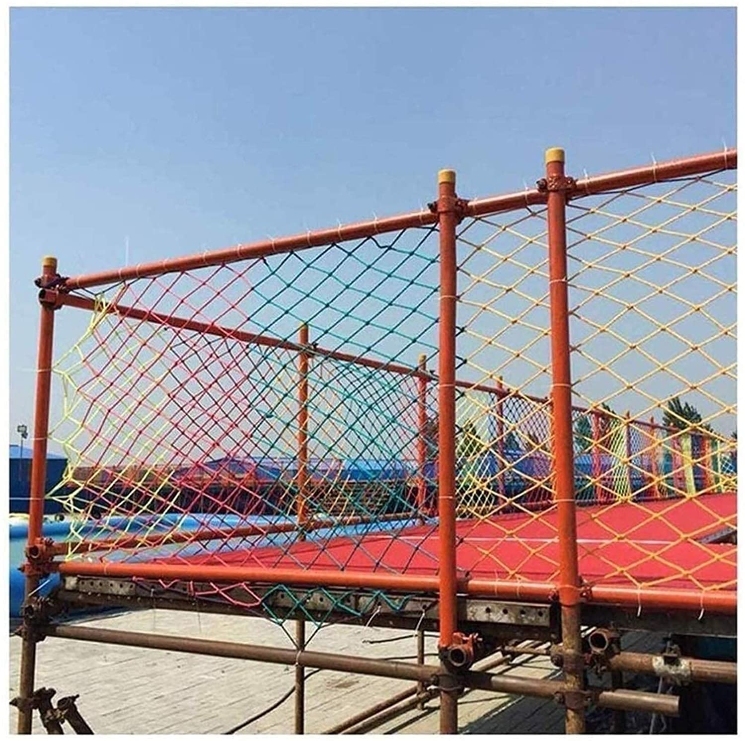 Nylon-Sicherheitsnetz für Innendecke, strapazierfähiges Seilnetz für Spielplatz, Garten und Haustierschutz