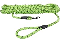 Vista 10 de Hi Kiss Correa de entrenamiento de agilidad para perros y cachorros, correa de entrenamiento de recuperación de obediencia – Correa de entrenamiento