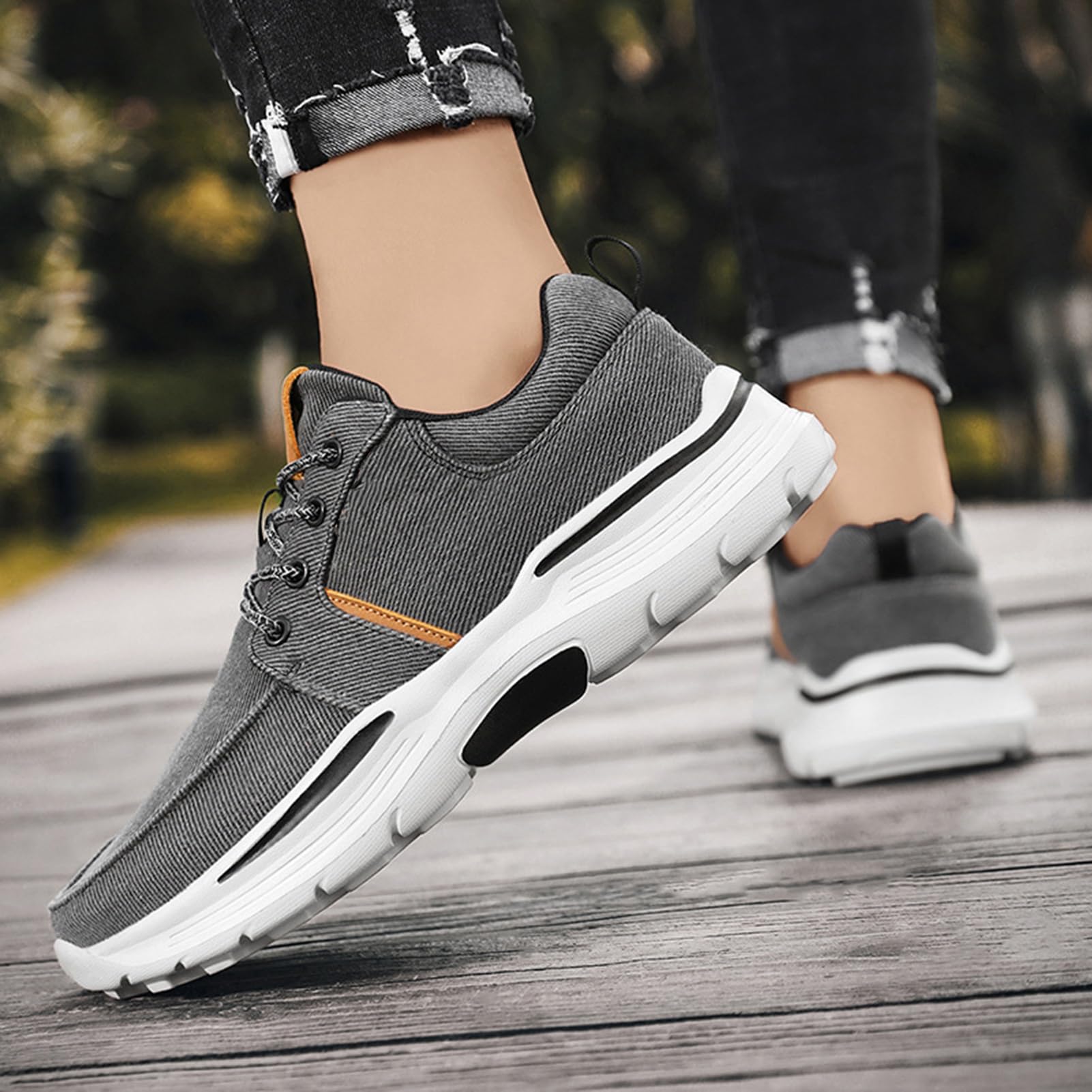 Scarpe Diabetici Uomo Scarpa Ortopediche La Salute Calzatura Casual in Tela Ginnastica Antiscivolo Scarpe Alluce Valgo Scarpa Comode Esterni Calzatura Corsa alla Moda