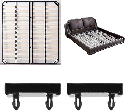 Bed Slat Holders Side and Center Plastic Bed Slat Caps Replacement for Single Double King Queen Size (22)