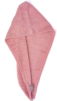 Soley | Talya | Extra Soft Cotton Hair Towel - Bonnet ROSE DRY