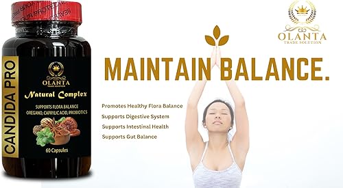 Miniatura 7 de Candida PRO - Limpiador complejo probiótico de control de equilibrio, limpieza desintoxicante para un apoyo saludable del equilibrio de levadura,