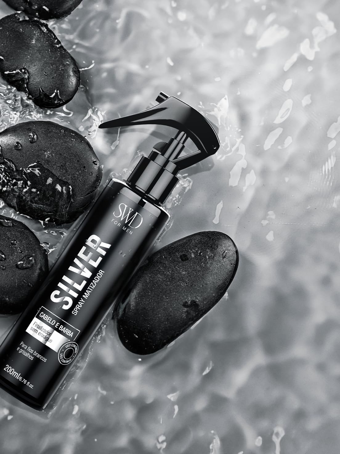 Silver Spray Matizador Para Cabelo E Barba : Amazon.com.br: Beleza