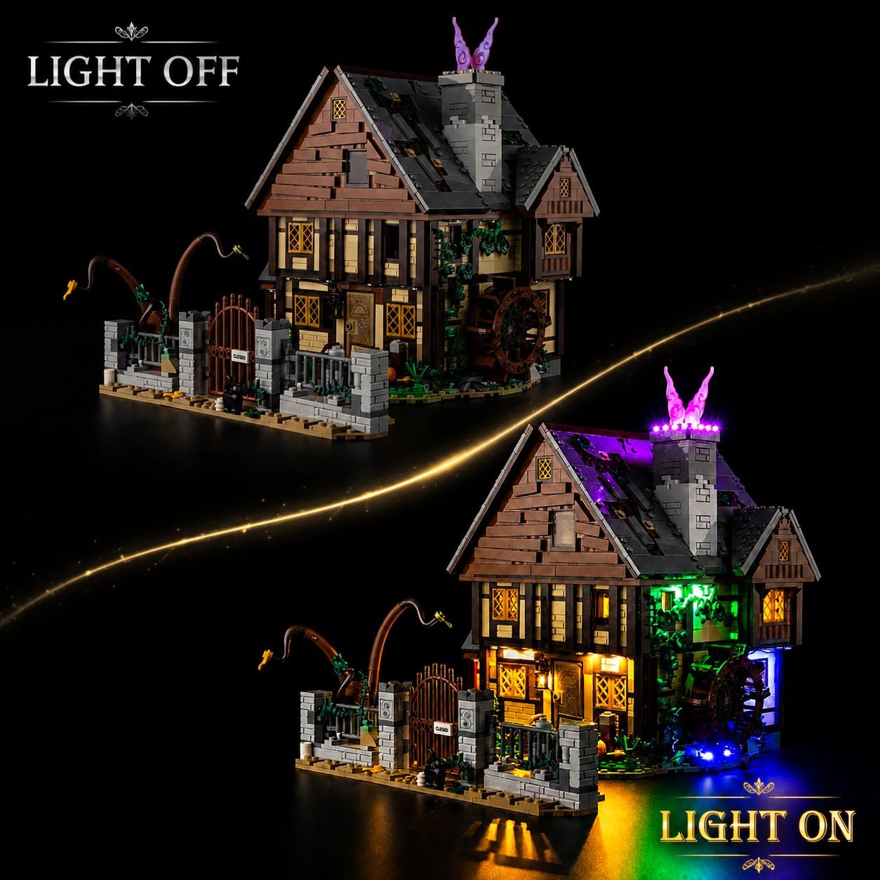 Nitemode Light Kit for LEGO 21341 Hocus Pocus, Sound, Lights Only image 3