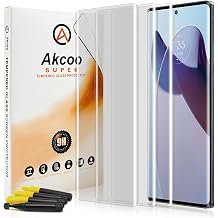 Screen Protector for Motorola Edge 30 Ultra - 3 Pack, Tempered Glass UV Set, Edge to Edge Full Coverage, Sensitive Touch, 9H Scratch Resistant