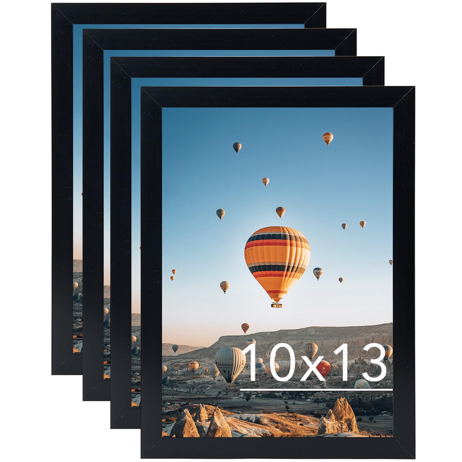 Amazon.com: JCJMY 10x13 Picture Frame Set of 4 Black for Wall