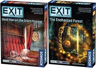 Thames & Kosmos | 692875 | EXiT: The Enchanted Forest & | 694029 | EXiT: The Dead Man on the Orient Express | Level: Professional | Unique Escape Room Game | 1-4 Players | Ages 10+