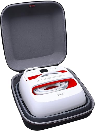 XANAD Estuche rígido para Cricut EasyPress3 o 2 o 1 (9 x 9 pulgadas) máquina de prensa de calor, bolsa protectora de transporte de viaje