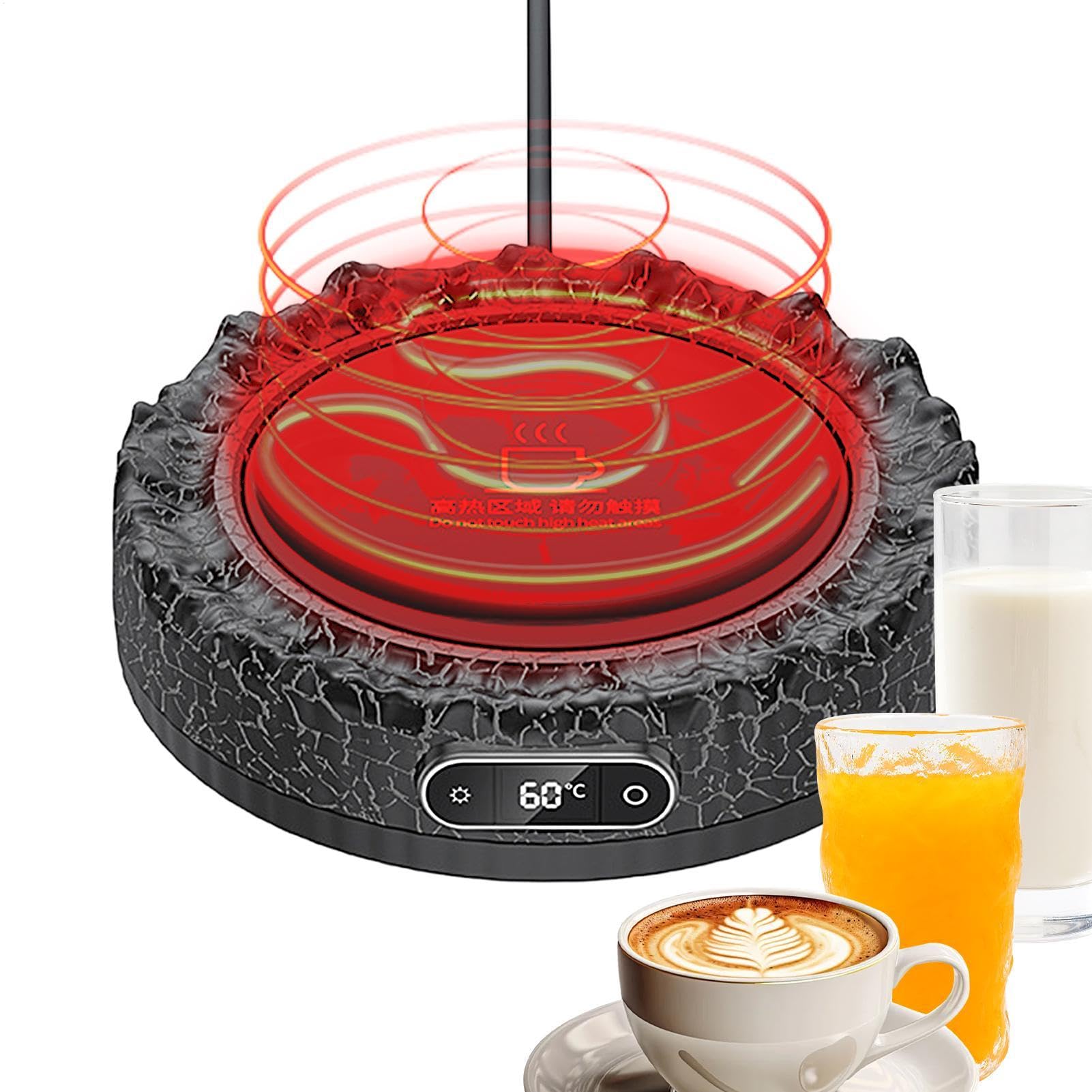 Chauffe-tasse électrique 60W en forme de volcan pour bureau - 8