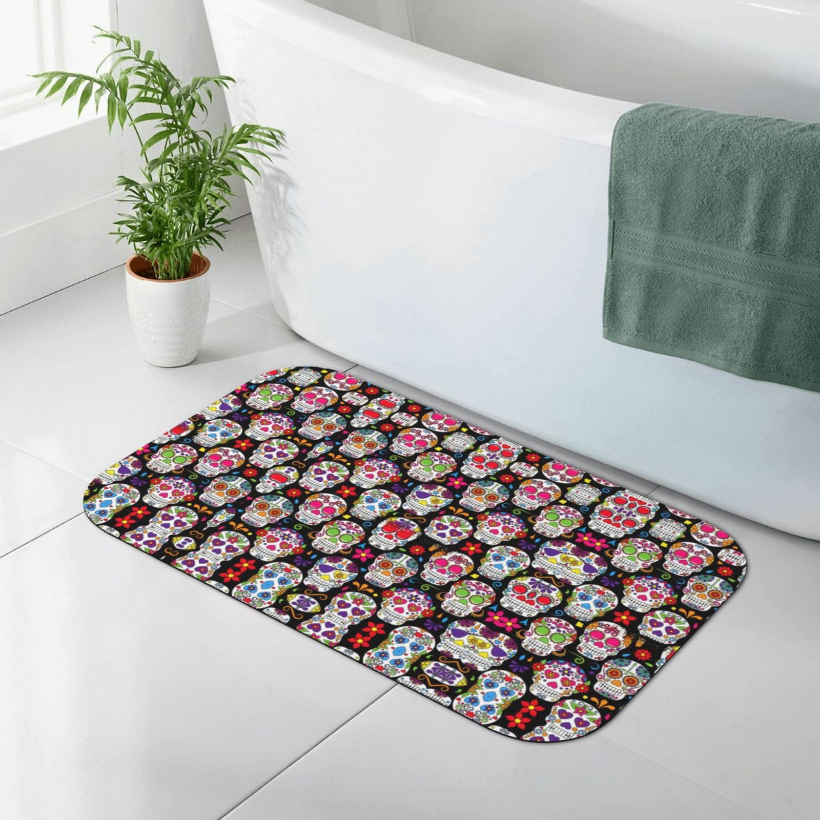 Tapis de bain diatomée 50x80 cm en roche naturelle : l'élégance d'un séchage instantané