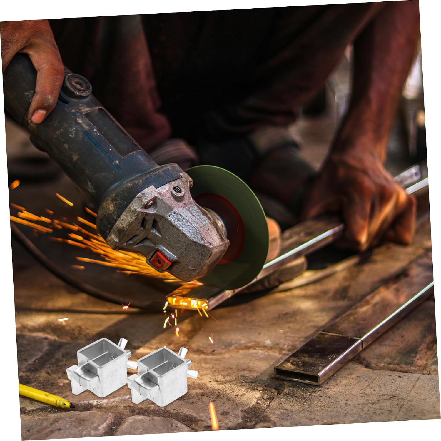 8pcs Butt Welding Clip Heavy Duty Welder Welding Clamp Miter Butterfly Clamps