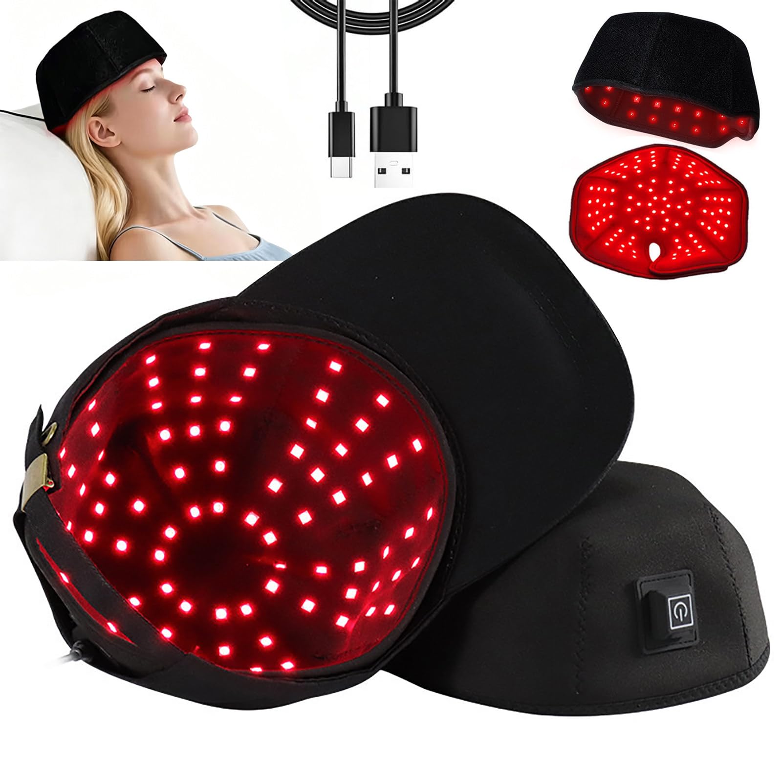 Bonnet stimulation capillaire anti-chute et apaisement des irritations