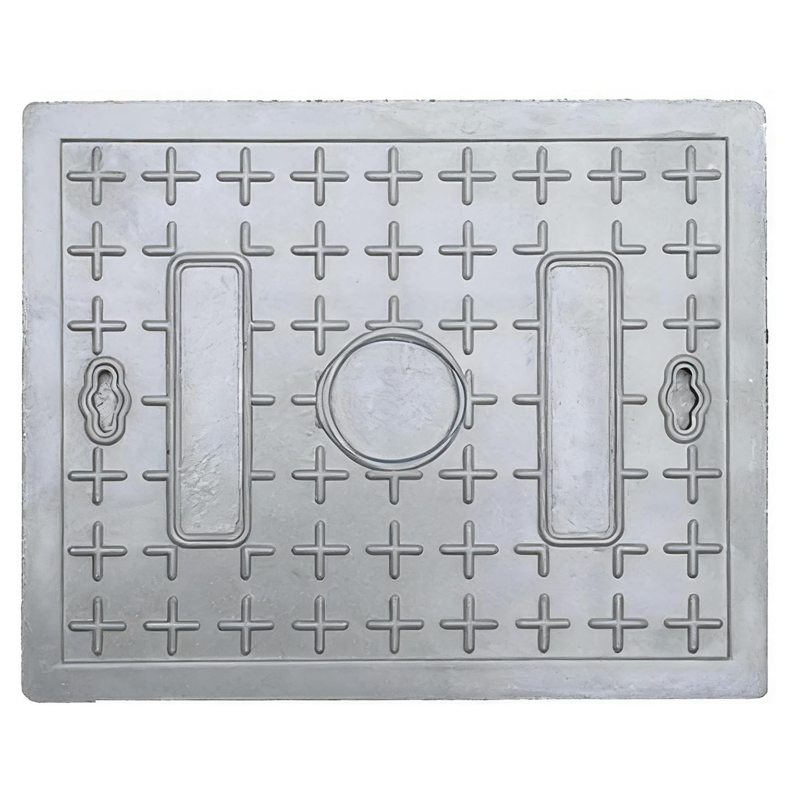 Grille de drainage carrée en résine 30x45 cm pour extérieur