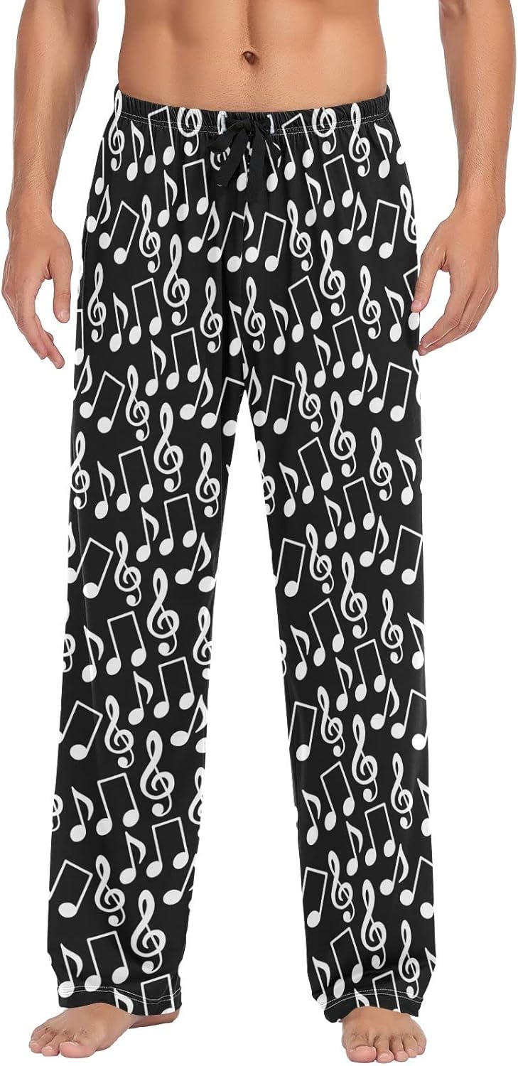 Ollabaky Pajama Pants for Men PJs Bottoms Sleep Lounge Pants with Pockets, S M L XL XXL