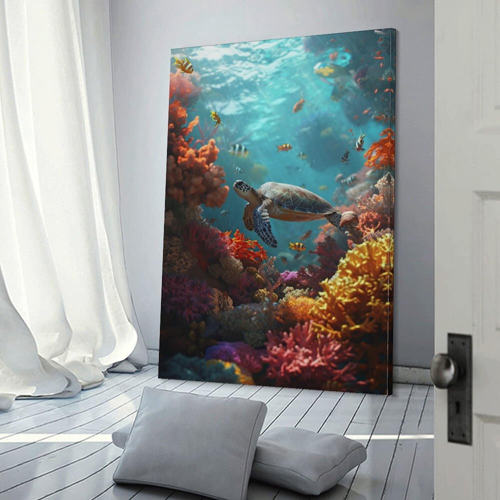 【絵画展入賞作品】深海のdeus / 46×38㎝ F8 インテリア モダン 絵画展入賞作品】深海のdeus/ キャンバス 46×38㎝ F8 原画1点のみ