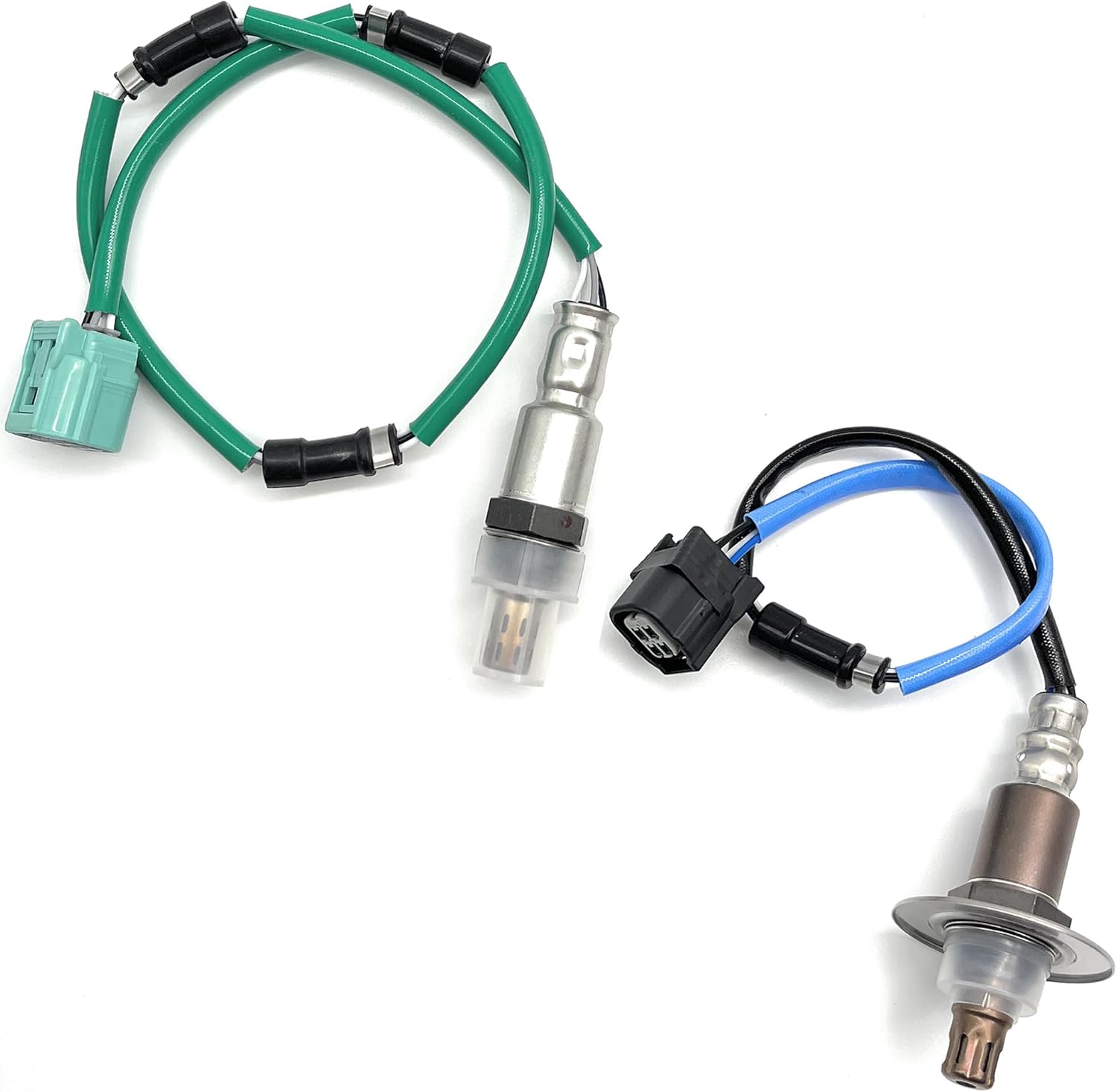 2PCS Upstream & Downstream Oxygen O2 Sensor for 2007-2009 Honda CR-V 2.4L – Replaces 234-9062 (Upstream) & 234-4359 (Downstream) – Direct Fit for 36531-RZA-013/36532-RZA-004