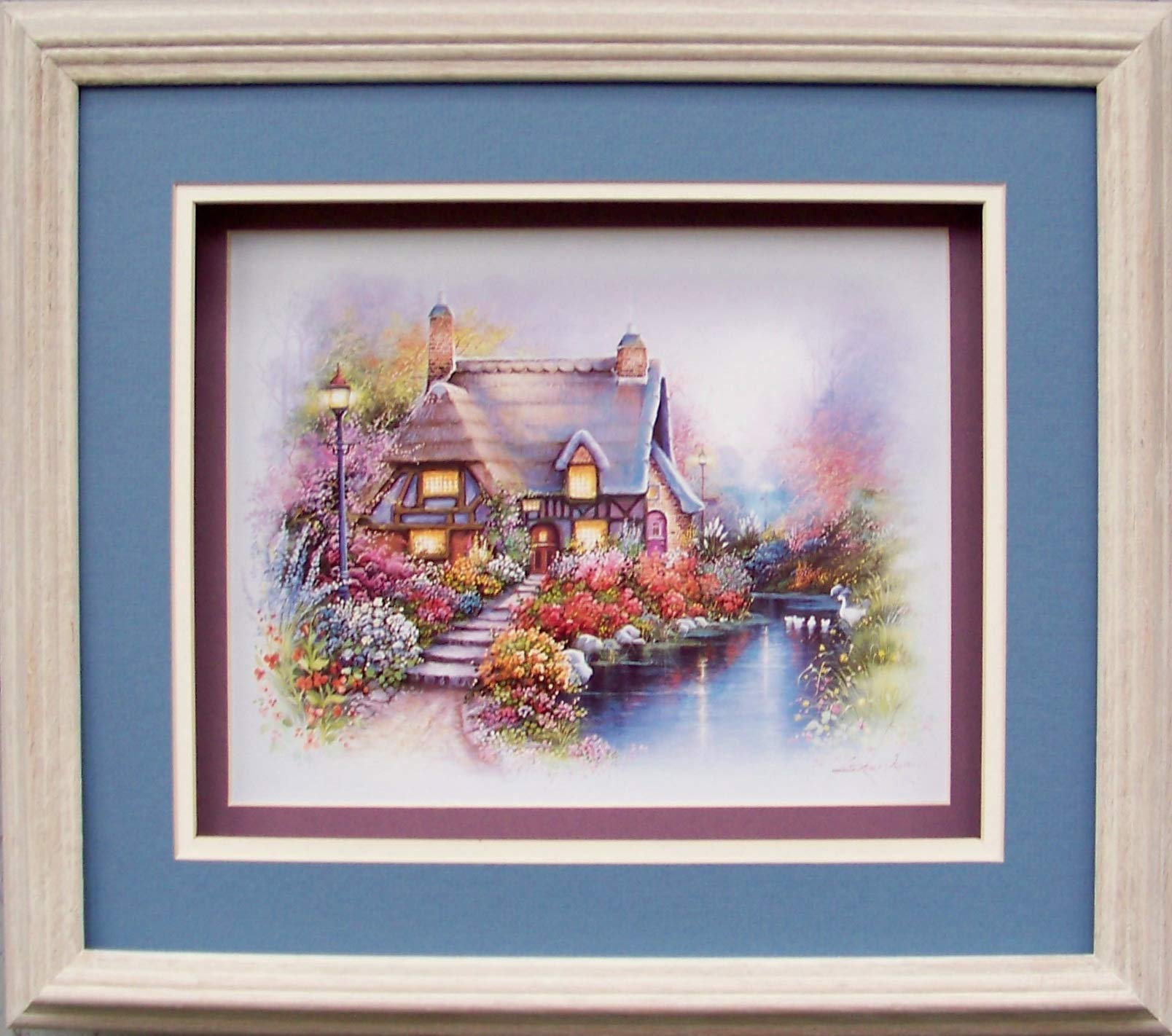 Cottage on The Pond I by Andres Orpinas Paper Tole 3D Decoupage Craft Kit Size 16x20 16-1047