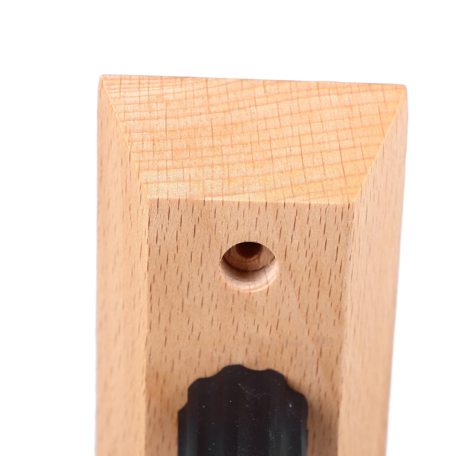 Wieszak do Montażu na ścianie z Litego Drewna i Metalu do Gitary Basowej Wieszak na gitarę z 5 Kostkami do Ukulele (2PCS)