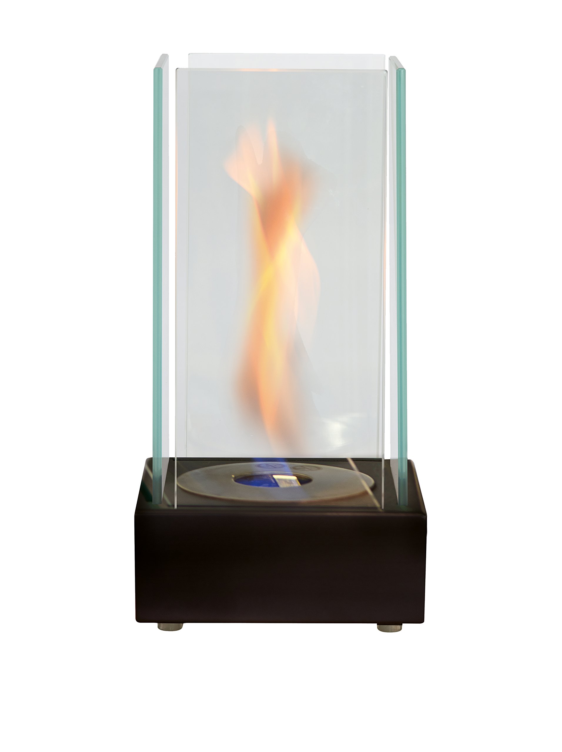 TECNO AIR SYSTEMEthanol Fireplace, Portable, Black, Modern, Freestanding, 1.5kW, 1 sq ft, 4kg, 400ml Tank, Vent Free, Powder Coated, Indoor/Outdoor