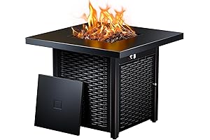 Ciays 28 Inch Propane Fire Pit: Enhance Outdoor Ambiance and Warmth