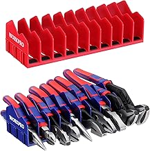 WORKPRO 2-Pack Plier Organizer Rack, Pliers Holder and Cutter Organizers with Non-Slip Rubber Base, 20-Slot Tool Box Organizer, Tool Drawer Organizer, Tool Storage, Plier Rack (Pliers Not Included)