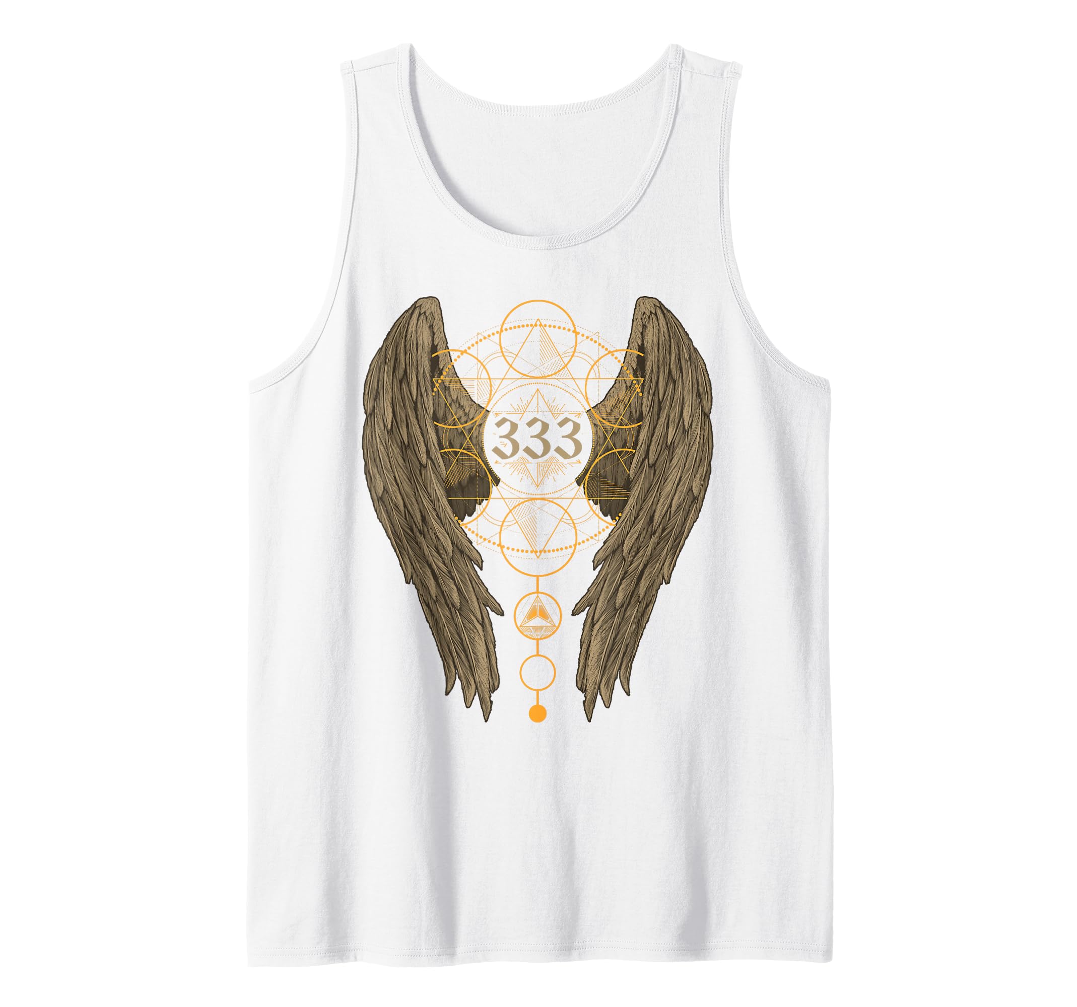 Angel Number Sacred Healing Geometry Metatron Lightworker Tank Top