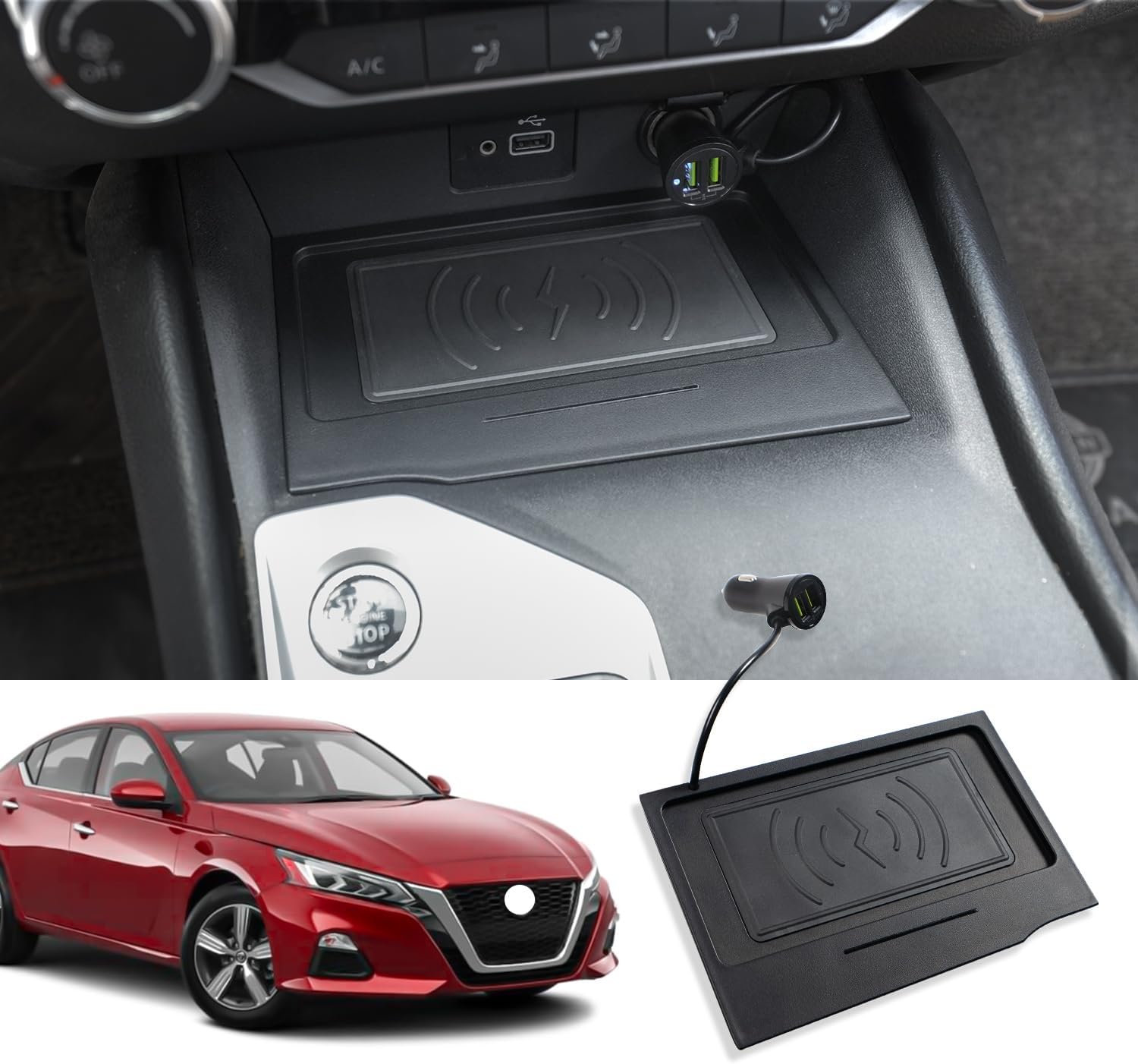 Xipoo Wireless Charger Compatible with 20192023 Nissan