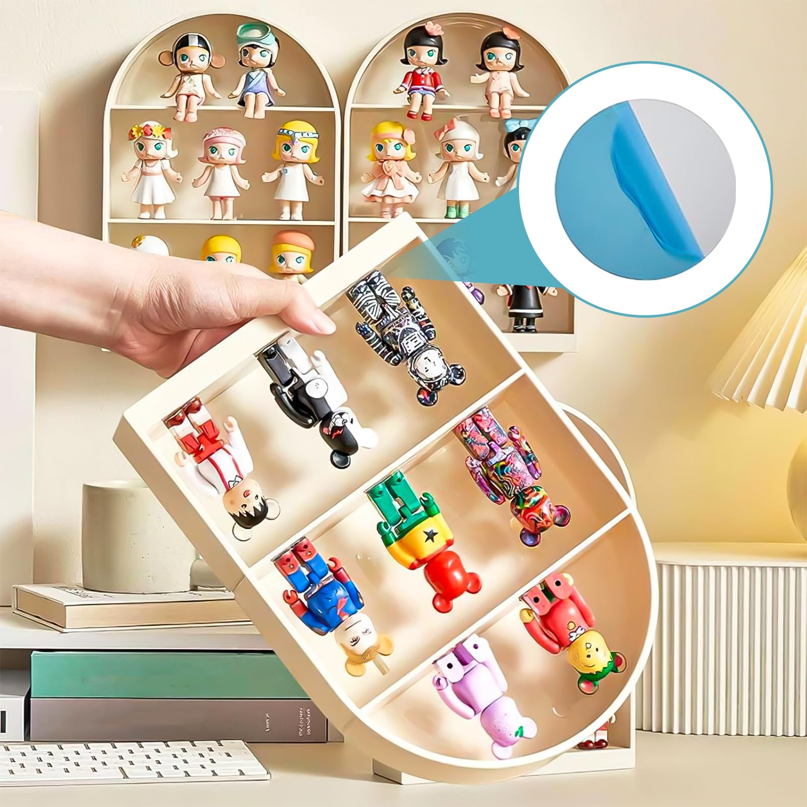 XSHAO® 200 Pcs Plaquettes Métalliques Autocollantes, 15 Mm / 25 Mm