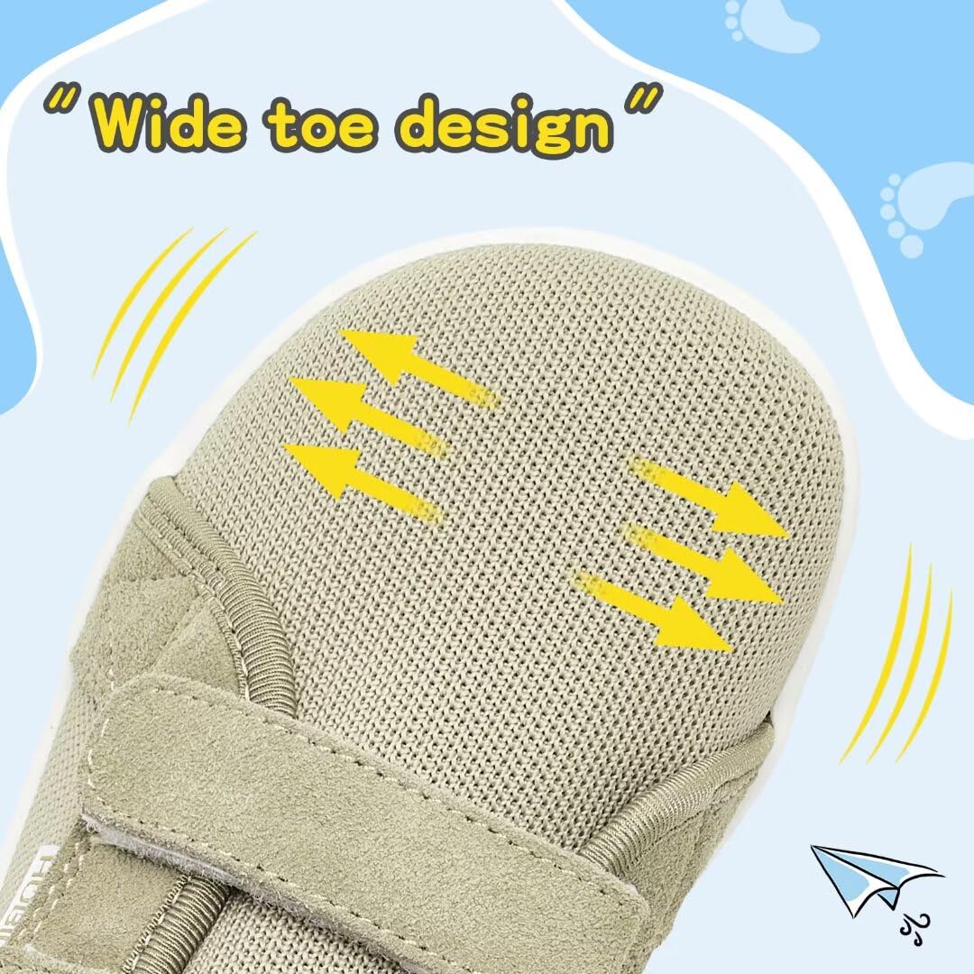 HOBIBEAR Bambini Scarpe A Piedi Nudi Larghe per Ragazzi Ragazze Outdoor Trail Running Scarpe da Passeggio Minimaliste