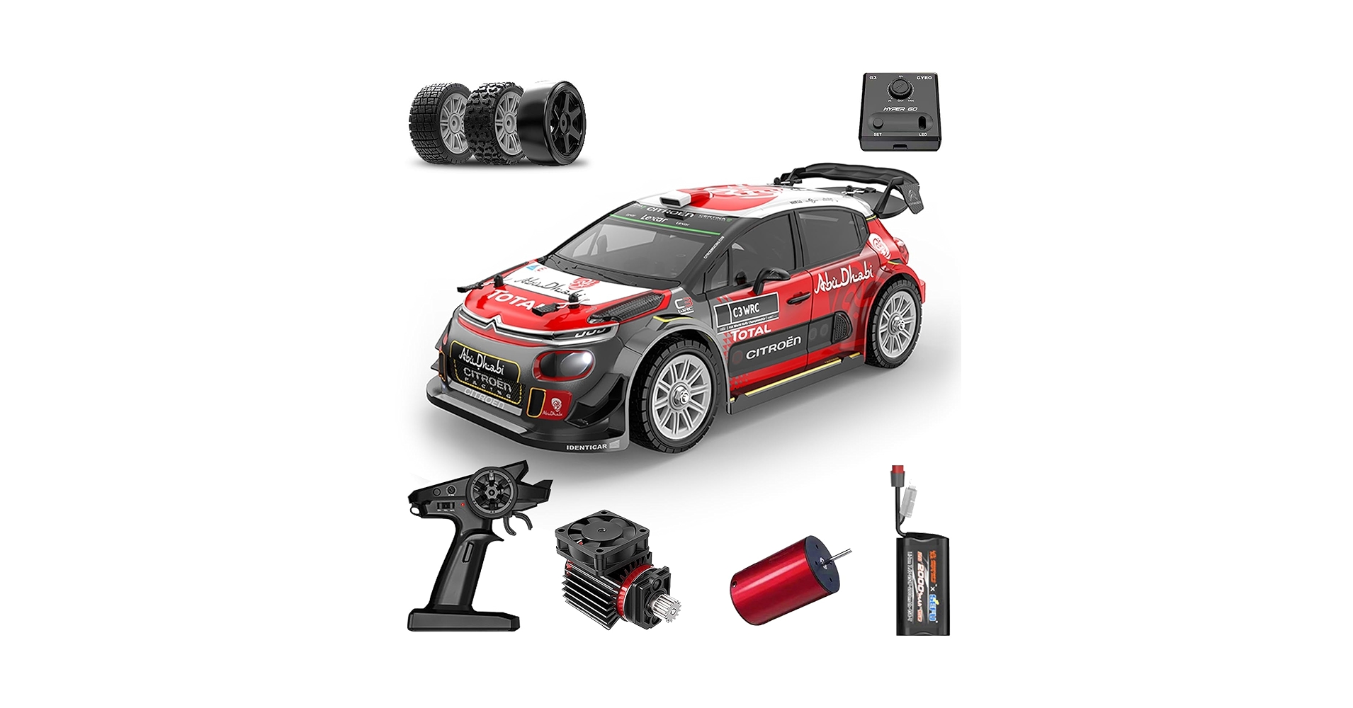 MJX Hyper GO 14303 シトロエンラリー　Ready To Run Buy MJX Hyper Go 14303 RC Car - 1/14 Scale 54Km/h Brushless 4WD